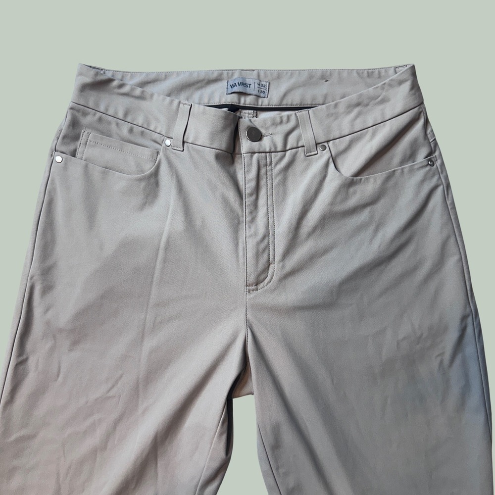 VRST Pants Mens 32x30 Limitless 5-Pocket Slim Fit Grey Stretch MAX200428